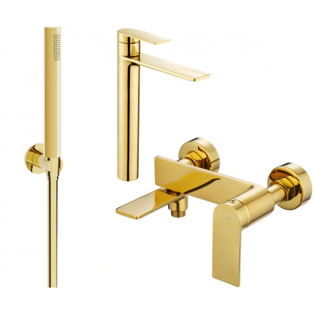 Mexen Zero R70 set pentru cadă, auriu - 71113R70-50