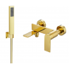 Mexen Zero R02 baterie de cadă cu set de duș, aurie - 7113R02-50