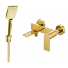 Mexen Zero Baterie de cadă R62 cu set de duș, aurie - 7113R62-50