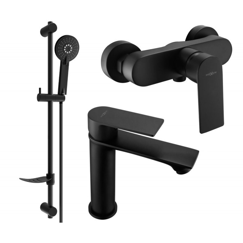 Mexen Royo DF40 set de duș, negru - 72204DF40-70