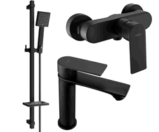 Mexen Royo DQ45 set de duș, Neagră - 72204DQ45-70