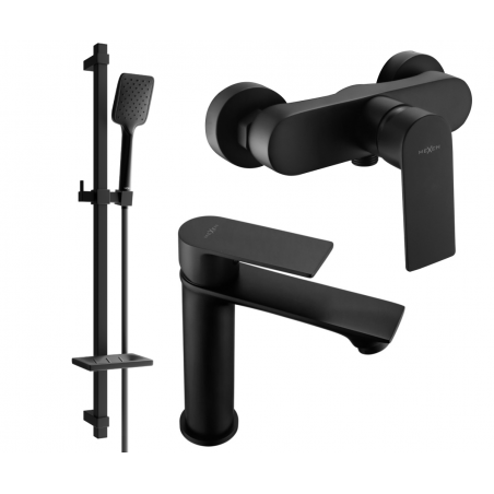 Mexen Royo Set de duș DQ62, negru - 72204DQ62-70