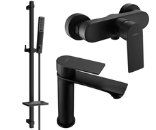 Mexen Royo DQ72 set de duș, negru - 72204DQ72-70