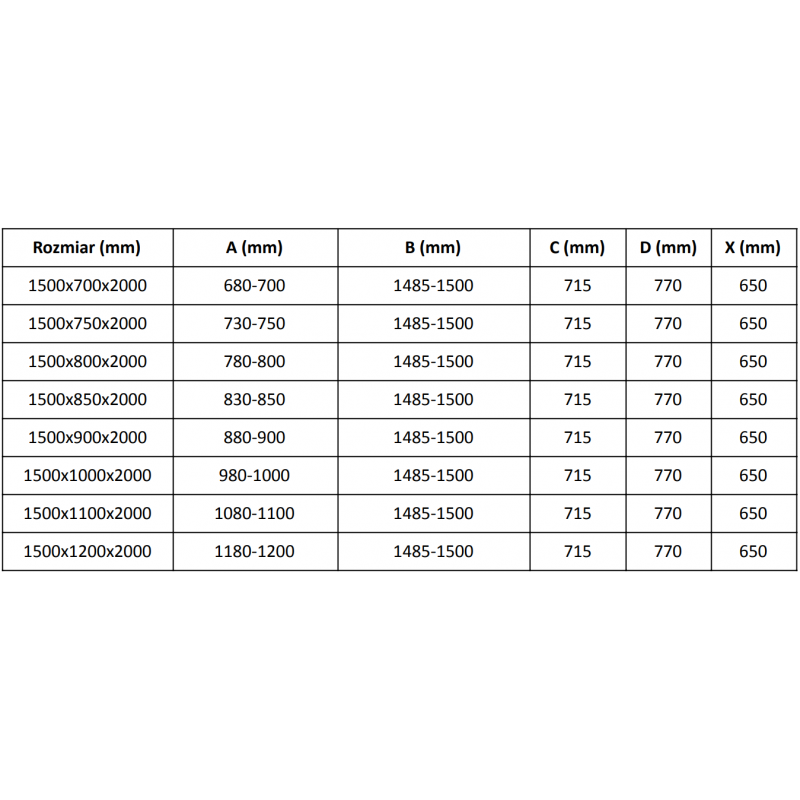 Mexen Velar cabină de duș glisantă 150 x 90 cm, înghețată, negru - 871-150-090-31-70