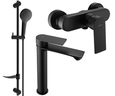 Mexen Royo Set de duș DF05, negru - 72214DF05-70