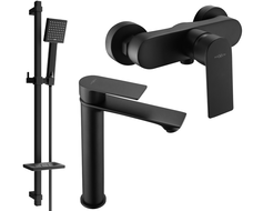 Mexen Royo DQ45 zuhanykészlet, fekete - 72214DQ45-70