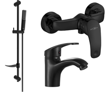 Mexen Fabia DF72 set de duș, negru - 746504DF72-70