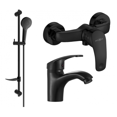 Mexen Fabia DF05 set de duș, negru - 746504DF05-70