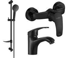 Mexen Fabia DF05 zuhanykészlet, fekete - 746504DF05-70