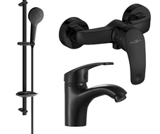 Mexen Fabia DB05 zuhanyszett, fekete - 746504DB05-70