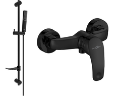 Mexen Fabia DF72 zuhanycsaptelep zuhanyszettel, fekete - 74654DF72-70