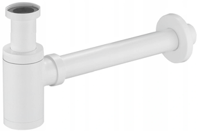Mexen semi-sifon pentru lavoar rotund, alb - 79950-20