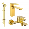 Mexen Alexa DQ40 set de baie, auriu - 71203DQ40-50