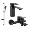 Mexen Alexa DS62 set de baie, negru - 71203DS62-70