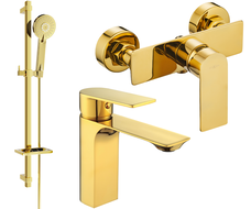 Mexen Alexa DQ40 set de duș, auriu - 71204DQ40-50