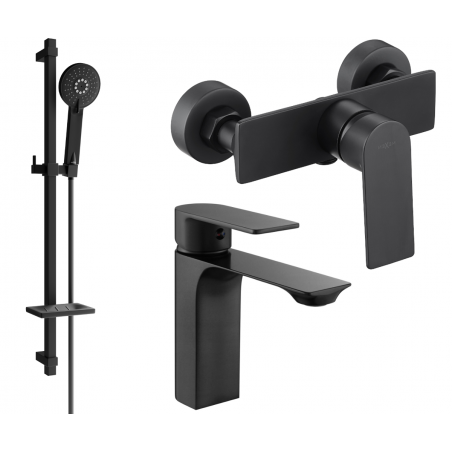 Mexen Alexa Set de duș DQ40, negru - 71204DQ40-70