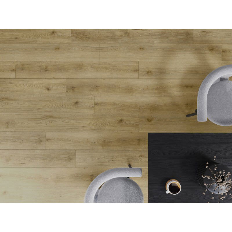 Mexen Charter Oak panouri din vinil 1240 x 182 mm SPC 6,5 mm, suport IXPE 1,5 mm, 4 V-Şanfren, Stejar