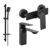 Mexen Alexa DQ62 set de duș, negru - 71204DQ62-70