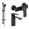 Mexen Alexa Set de duș DQ62, negru - 71204DQ62-70