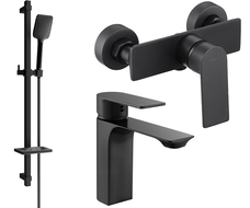 Mexen Alexa DQ62 set de duș, negru - 71204DQ62-70