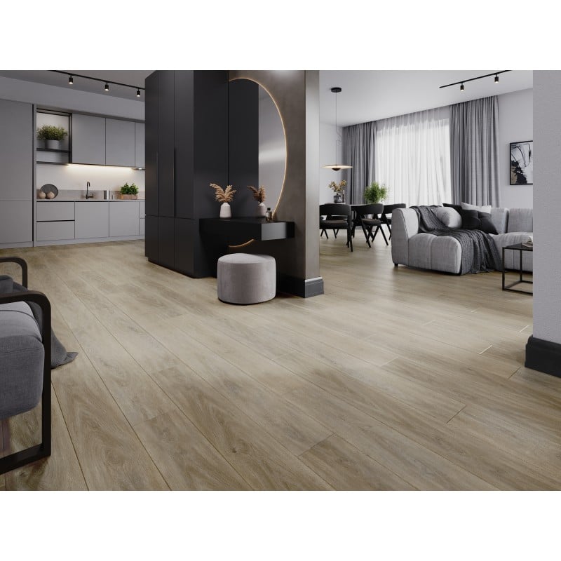 Mexen Parkland panouri vinilice 1240 x 182 mm SPC 6,5 mm, suport IXPE 1,5 mm, 4 V-Fugă, Stejar - F1024-1240-182-505-4V1-01