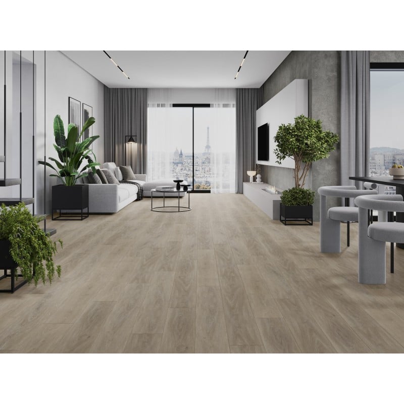 Mexen Parkland panouri vinilice 1240 x 182 mm SPC 6,5 mm, suport IXPE 1,5 mm, 4 V-Fugă, Stejar - F1024-1240-182-505-4V1-01