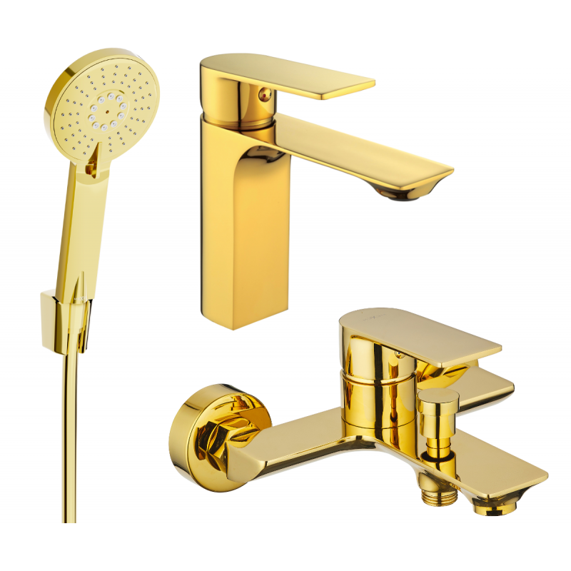 Mexen Alexa Set de cadă R40, auriu - 71203R40-50