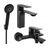 Mexen Alexa Set de baie R40, negru - 71203R40-70