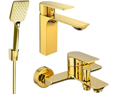 Mexen Alexa R62 set de baie, auriu - 71203R62-50