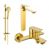 Mexen Alexa DQ40 set cadă, auriu - 71213DQ40-50