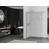 Mexen Kioto paravan de duș Walk-in 80 x 200 cm, transparent 8 mm, aur periat - 800-080-101-55-00