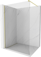 Mexen Kioto perete duș Walk-in 70 x 200 cm, transparent 8 mm, aurii periat - 800-070-101-55-00