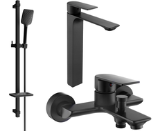 Mexen Alexa DQ62 set cadă, negru - 71213DQ62-70