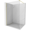 Mexen Kioto perete dus Walk-in 160 x 200 cm, transparent 8 mm, aur periat - 800-160-101-55-00