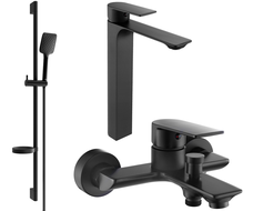 Mexen Alexa DS62 set pentru baie, negru - 71213DS62-70