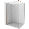 Mexen Kioto paravan de duș Walk-in 70 x 200 cm, transparent 8 mm, cupru periat - 800-070-101-65-00