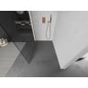Mexen Kioto perete de duș Walk-in 100 x 200 cm, transparent 8 mm, cupru periat - 800-100-101-65-00