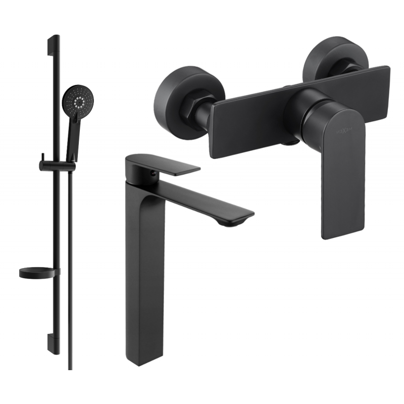 Mexen Alexa Set de duș DS40, negru - 71214DS40-70