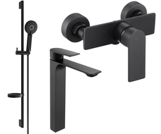 Mexen Alexa Set de duș DS40, negru - 71214DS40-70