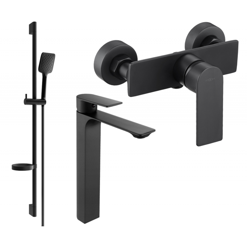 Mexen Alexa DS62 set de duș, negru - 71214DS62-70