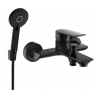 Mexen Alexa Baterie de cadă R40 cu set de duș, negru - 7123R40-70