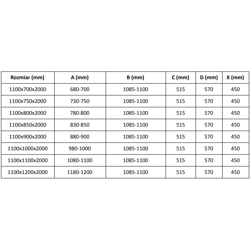 Mexen Velar L cabină de duș glisantă 110 x 80 cm, grafit, metal pistol - 871-110-080-43-95