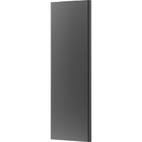 Mexen Flat VR20S lapos radiátor 1400 x 600 mm, alsó középső csatlakozás, 1068 W, antracit - W6VR20S-140-060-66