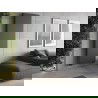 Mexen Flat VR20S lapos radiátor 1400 x 600 mm, alsó középső csatlakozás, 1068 W, antracit - W6VR20S-140-060-66