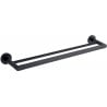 Mexen Tiber suport dublu pentru prosop, negru - 7050525-70