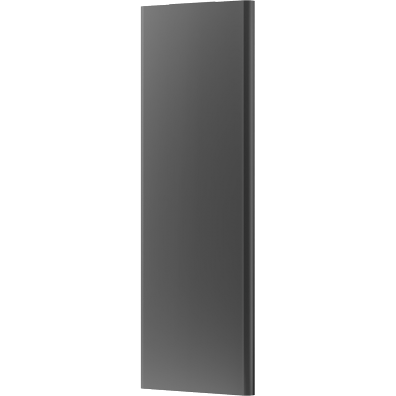 Mexen Flat VR20S fűtőtest 1800 x 600 mm, középső alsó csatlakozás, 1308 W, antracit - W6VR20S-180-060-66