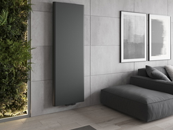 Mexen Flat VR20S fűtőtest 2000 x 600 mm, alsó középső csatlakozás, 1417 W, antracit - W6VR20S-200-060-66