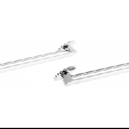 Mexen Tiber cuier dublu pentru prosoape, Crom - 7050525-00