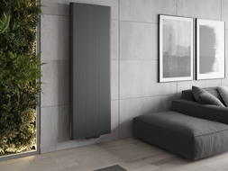 Mexen Line VR20SL radiator plat 1600 x 300 mm, racord inferior central, 596 W, antracit - W6VR20SL-160-030-66