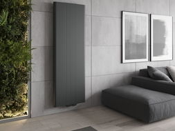 Mexen VR20SL Line lapos radiátor 1400 x 500 mm, alsó középső csatlakozás, 890 W, antracit - W6-140-050-66